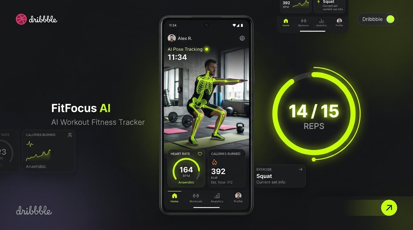 FitPulse — AI Workout & Real-Time Pose Coach App