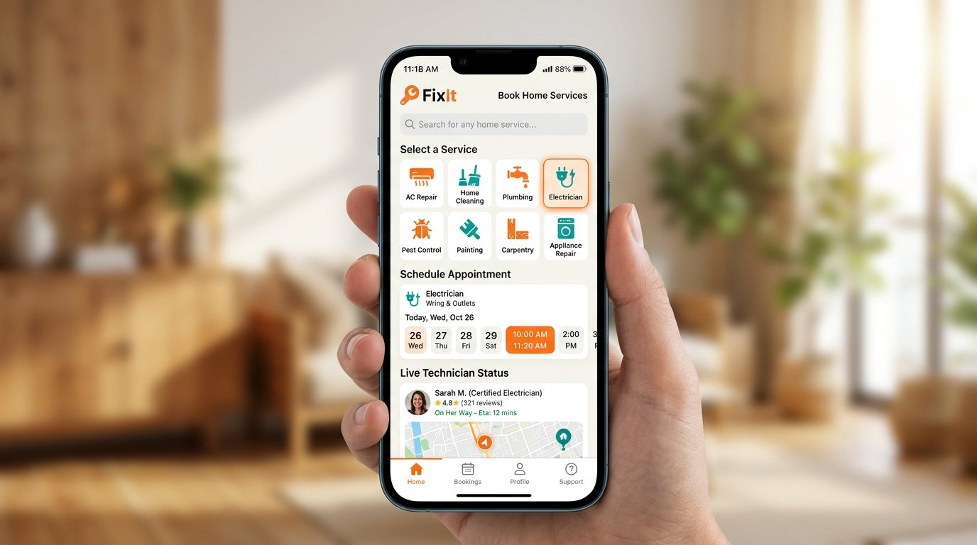 UrbanPro — On-Demand Home Services & Repair App