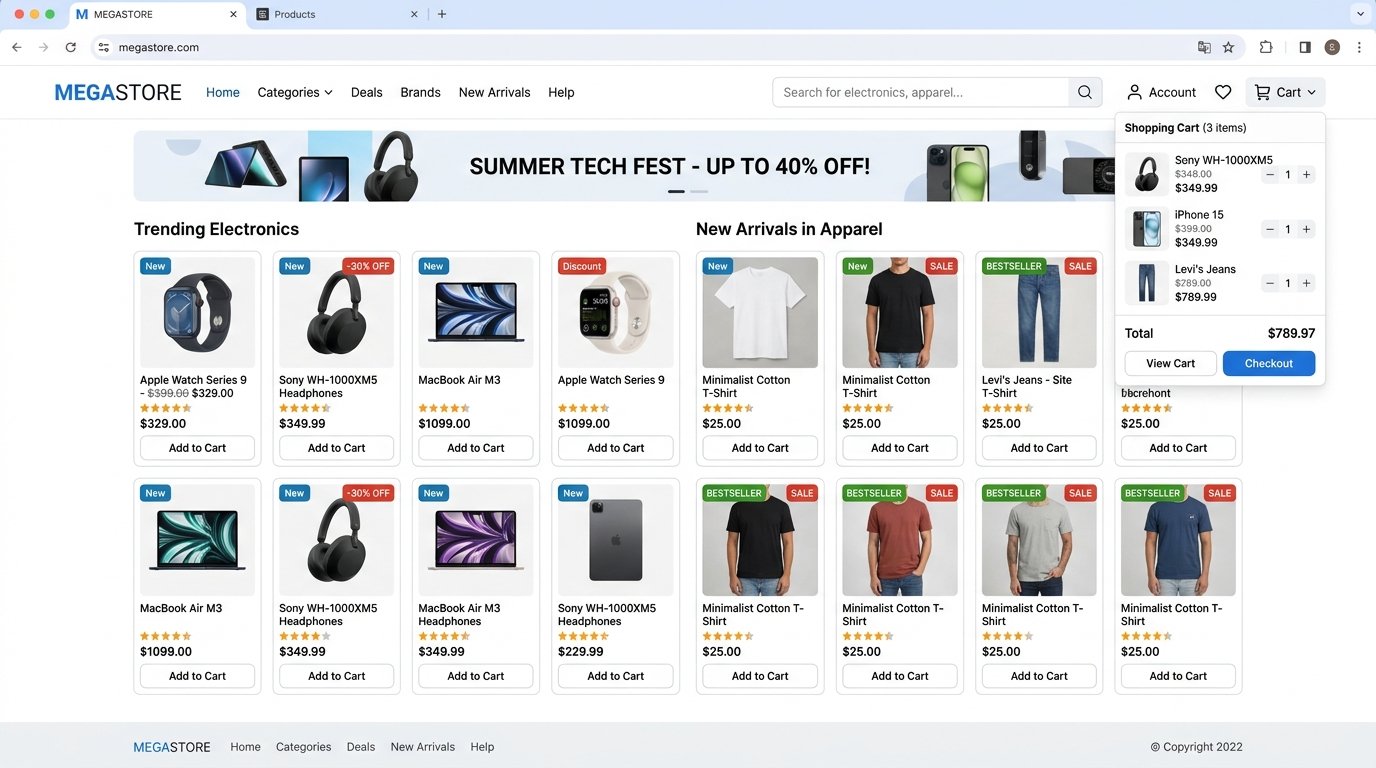 OmniMarket — Multi-Vendor E-Commerce Marketplace