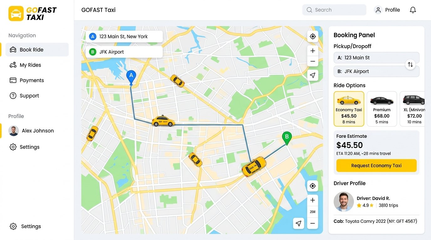 CityCab — On-Demand Taxi & Ride-Hailing Suite