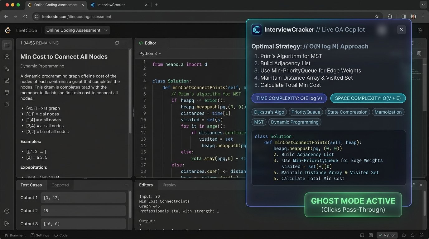 InterviewCracker Live DSA and OA Coding Solutions