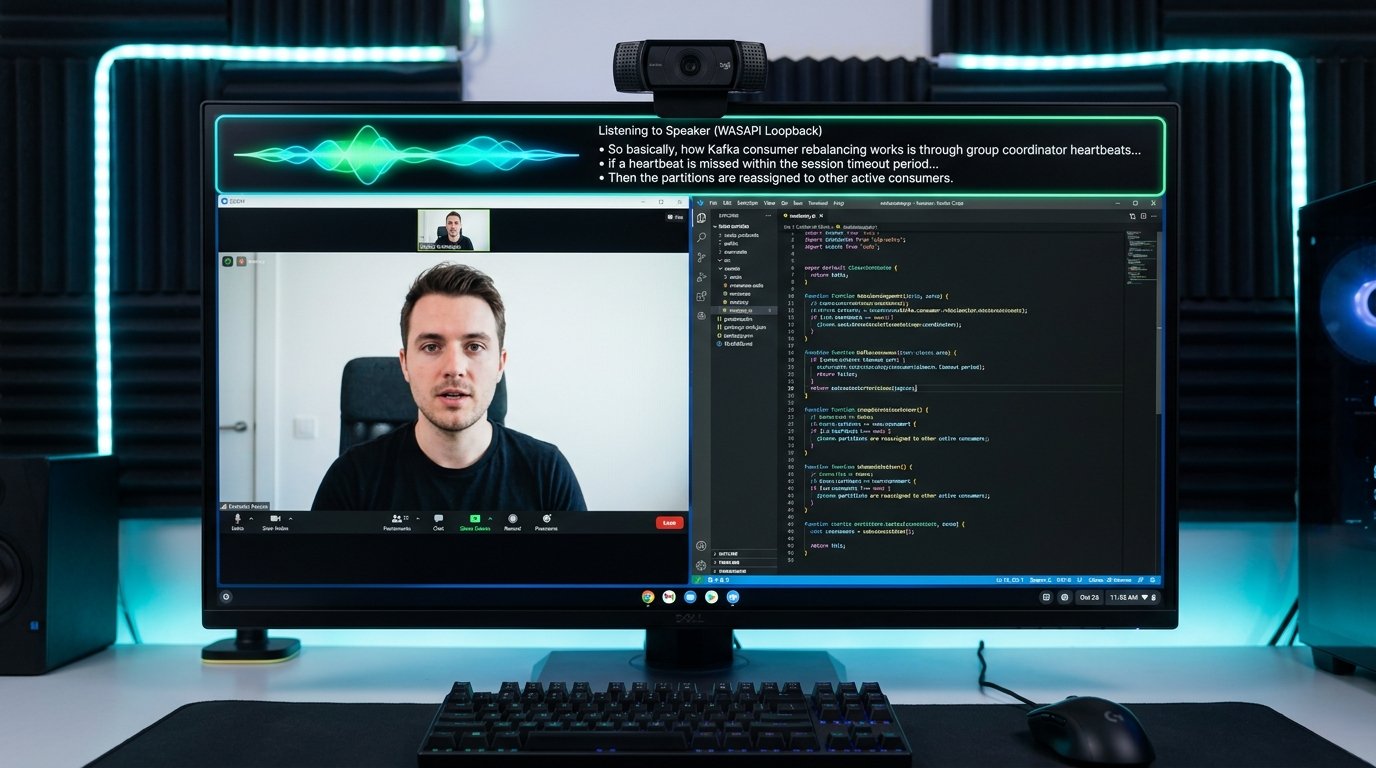 InterviewCracker Audio Loopback Interception & Interview Copilot